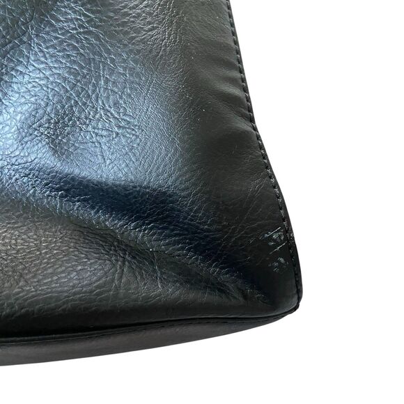 Matt And Nat Vegan Black Leather Boston Bag Travel Satchel Doctor Handbag - Picture 15 of 15